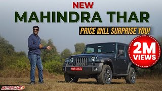 New Mahindra Thar  Forget Brezza Venue Nexon Rs 999 lakhs onwards [upl. by Sheela520]