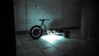 DIY 2kW eletric drift trike testing [upl. by Aenit923]