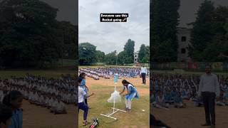 Water Rocket Launch by school students at Government School Baramunda diy spacex liftoff [upl. by Enitsed]