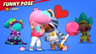 Top 100 Funny Pose of Brawler Brawl Stars [upl. by Audre]