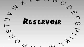 How to Say or Pronounce Reservoir [upl. by Sutphin]