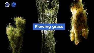 Cinema 4d Tutorial — Flowing grass [upl. by Endys]