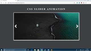 How to Create An Image Slider in HTML and CSS Step by Step  Responsive Image SlideShow using CSS3 [upl. by Remos686]