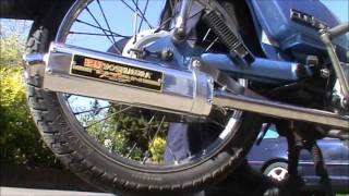 Honda C90 Yoshimura race exhaust [upl. by Iey]