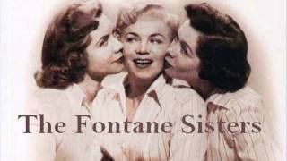 EDDIE MY LOVE  The Fontane Sisters 1956 [upl. by Esille]