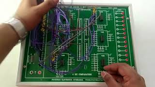 PHYSITECHS 16 BIT COMPARATOR USING 4 BIT COMPARATORS TRAINER KIT [upl. by Meerek]