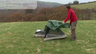 Mountain Hardwear Sprite 1  Tent Pitching Video [upl. by Tempa]