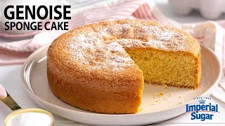 How to Make a Genoise Sponge Cake [upl. by Nikal224]