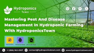 Mastering pest and disease management in hydroponic farming with HydroponicsTown [upl. by Lucie]