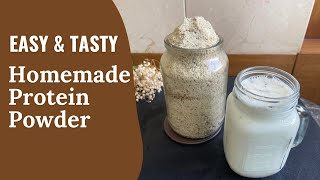 To Make Your Protein Powder At Home From Scratch  homemadeproteinpowder recipe [upl. by Llig]