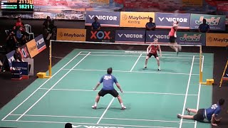 Kevin Sanjaya Against Malaysias Legend in Final Match  Kevin Sanjaya Marcus Fernaldi vs Koo Tan [upl. by Yroj280]