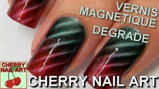 VERNIS MAGNETIQUE pose et dégradé [upl. by Cobbie649]