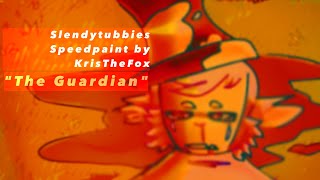 🩸 The Guardian  Slendytubbies Speedpaint by KrisTheFox 🩸 [upl. by Branca489]