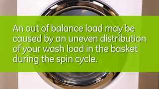 Front Load Washer Out of Balance [upl. by Combes]