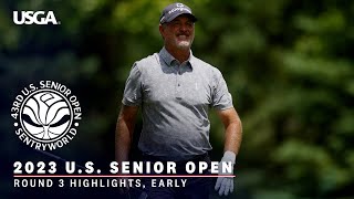 2023 US Senior Open Highlights Round 3 Early [upl. by Costin145]