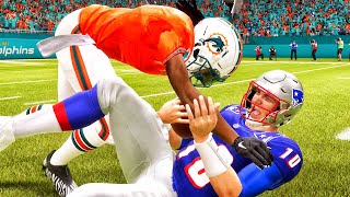 SACKING MAC JONES amp FORCING FUMBLES Madden 22 Career Mode FS Gameplay [upl. by Zarger]