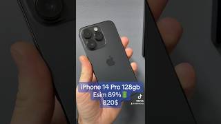 iPhone 14 Pro 128gb Esim Black iphone iphone14pro [upl. by Tynan]