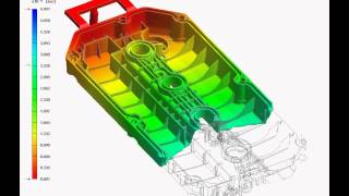 Moldex3D  Filling Analysis of Melt Front Time [upl. by Ylsew]