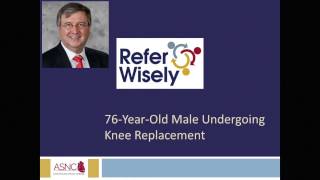 76YearOld Male Undergoing Knee Replacement by Raymond Russell MD ASNC President [upl. by Sivert215]