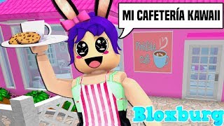 MI CAFETERÍA KAWAII  BLOXBURG  ROLEPLAY  SPEED BUILD [upl. by Anuaik]