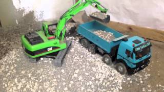 RC Bruder Bagger Hydraulik Leimbach [upl. by Edge]