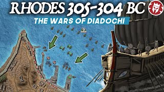 Siege of Rhodes  Diadochi Wars  Ancient History DOCUMENTARY [upl. by Stillas]