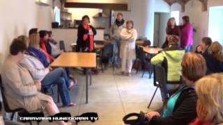 Caravana Hunedoara TV retete culinare  Pupi din crumpi si branza de Herve  31 mai 2014 [upl. by Inilam]