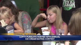 Lofty Pursuits hosted 13th annual ice cream eating contest [upl. by Itsym]