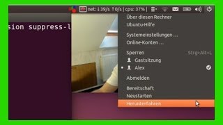 Ubuntu 1404 HerunterfahrenNeustarten ohne weitere Bestätigung RebootShutdown DeutschGerman [upl. by Ettennan633]