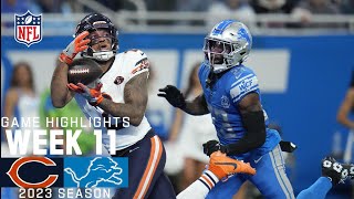 Chicago Bears vs Detroit Lions  2023 Week 11 Game Highlights [upl. by Voccola]