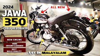 New Jawa 350 2024 Quick Review  ഇങ്ങനൊക്കെ ആദ്യമേ ചെയ്തുടയിരുന്നോ Mr Jawa  RideOut [upl. by Thorne585]