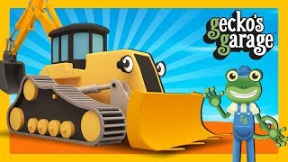 Digger Videos For Children  Geckos Garage  Construction Truck Cartoons [upl. by Aniar280]