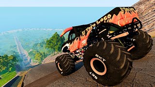 🔥 EL TORO LOCO Monster Truck Speed Downhill Adventure [upl. by Ahsenad]