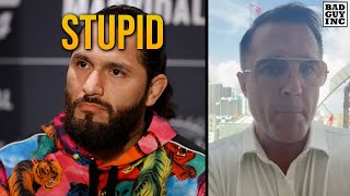 I Didnt Know Jorge Masvidal was this Stupid [upl. by Dugaid361]