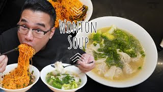 How To Make WONTON SOUP For WINTER [upl. by Ellerehs]