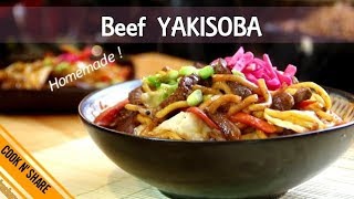 Homemade Beef Yakisoba in 30 Minutes [upl. by Notgnirrab]