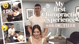 MY FIRST CHIROPRACTIC EXPERIENCE with DR TYLER BIGENHO  Francine Diaz [upl. by Lati]