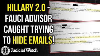 Hillary 20  Fauci Advisor CAUGHT Trying to Hide Emails [upl. by Rednasxela]