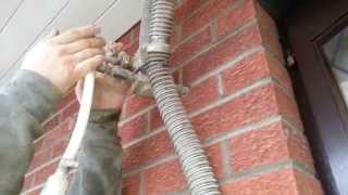 Cavity wall insulation red bricks [upl. by Corley]