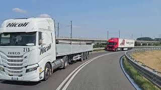 296 4K POV Real Truck Driving MAN TGX 520 Italy Cortemaggiore to Austria Kundl part 1 [upl. by Millford]