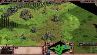 Age of empires 2 de Slavs vs Lithuanians defending from all in [upl. by Sigismond]