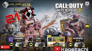 KU Q 9 SHREDS 😗21 KILLS ALCATRAZ GAMEPLAY SED ENDINGMALLU CODM [upl. by Ploss]