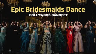 Epic Bridesmaids Sangeet Dance  Madhura  Indian Wedding  Chalka Le Gayi Rangeelo Maro Bumbro [upl. by Amalia]