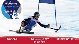 SuperG  2017 World Para Alpine Skiing Championships Tarvisio [upl. by Bolen292]