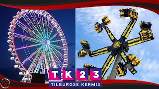 ATTRACTIELIJST  Kermis Tilburg 2023 [upl. by Lerrad]