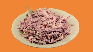 Sunday Special Honey Red Cabbage Coleslaw Recipe  Amazing Coleslaw  Recipe By Chef Ricardo Cooking [upl. by Firehs88]