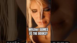 Differences between the Witcher BOOKS and GAMES  witcher analysis shorts booktube ps5 books [upl. by Riannon]