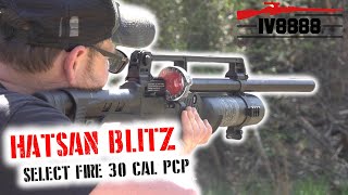 Hatsan Blitz SELECT FIRE 30 Cal PCP Air Rifle [upl. by Aratahs]