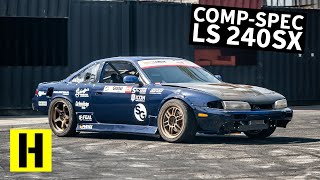 53l Swapped 240sx Shredder Less Talk More Drifting [upl. by Bihas]