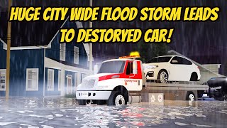 Greenville Wisc Roblox l TORNADO Flood Storm DESTROYS EXOTIC CARS Update Roleplay [upl. by Aleciram]